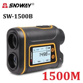 Telescope Laser Range Finder Digital Distance Meter Hunting Monocular Golf Rangefinder LCD Display Roulette Tape Measure (Color: 1500B 1500m with LCD, Ships From: China)