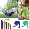 s1pc Garden Nylon Hammock Hanging Swing Mesh Net Sleeping Bed For Outdoor Travel Camping; Various Color Option; Hammocks; Stands & Accessories